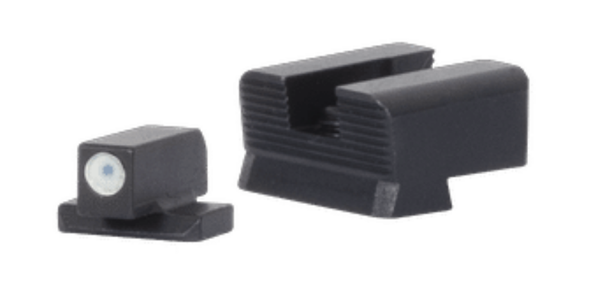 KIT HAUSSE + GUIDON TACTIC POINT BLANC SUR L’AVANT POUR TP9 SF/ELITE/SFX/METE - Vue principale