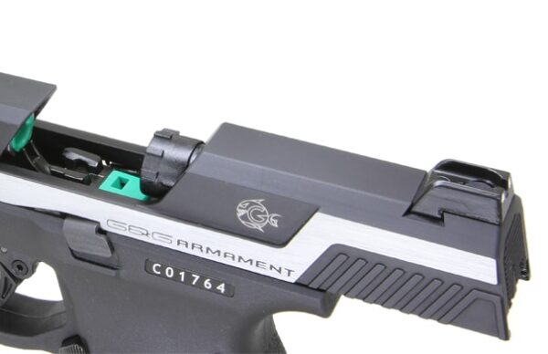 PISTOLET 6MM PIRANHA MK I SILVER – Image 3