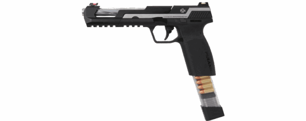 PISTOLET 6MM PIRANHA SL SILVER