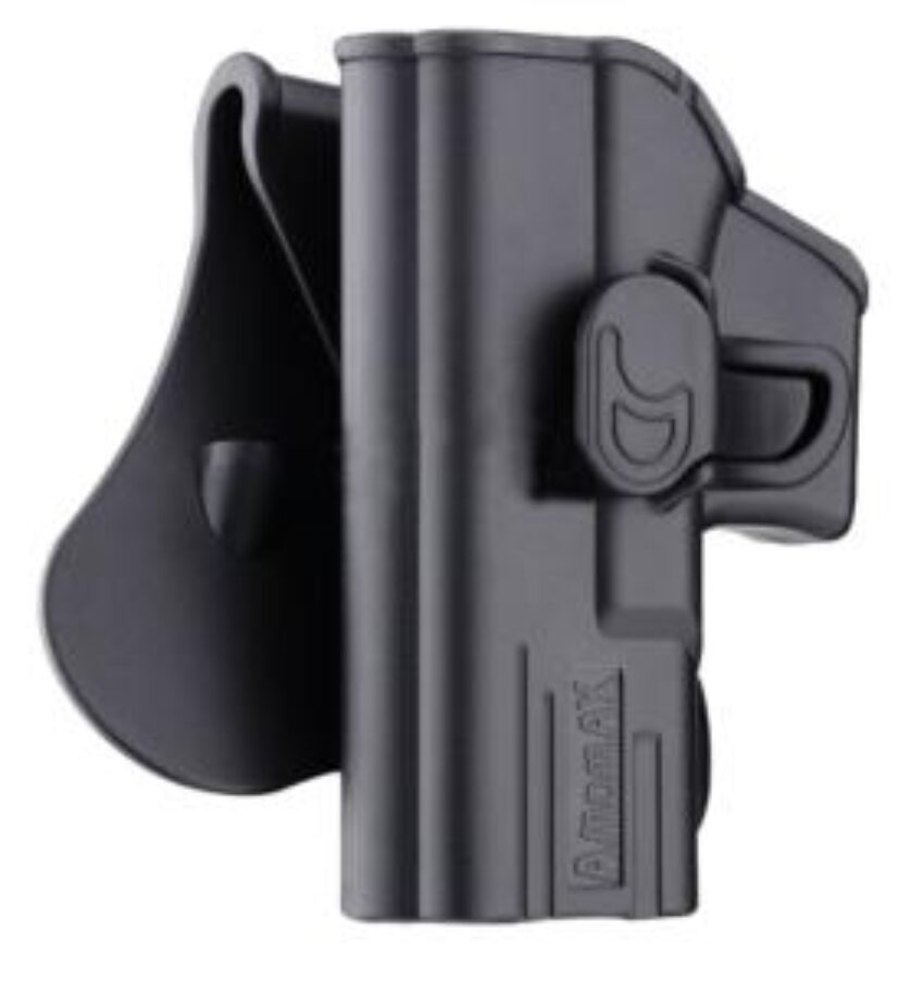 HOLSTER RIGIDE AMOMAX G2 GAUCHER GLOCK NOIR - Vue principale