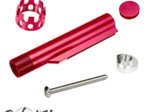 TUBE DE CROSSE M4 AEG AVEC ANNEAU AJOURÉ - ROUGE