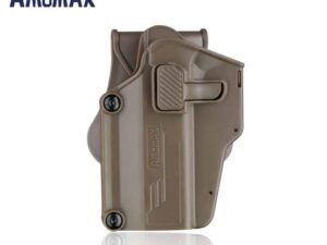 HOLSTER RIGIDE AMOMAX G2 UNIVERSEL GAUCHER TAN