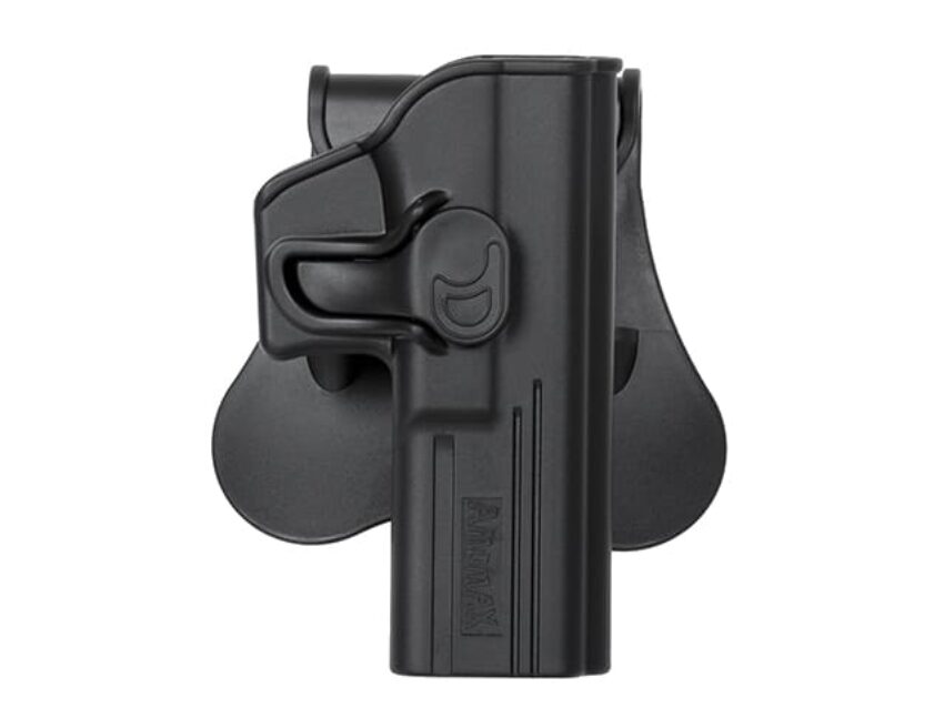 HOLSTER RIGIDE AMOMAX G2 GAUCHER GLOCK AIRSOFT NOIR - Vue principale