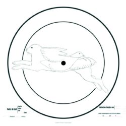 CIBLE D'ESSAI POUR FUSIL 90X90