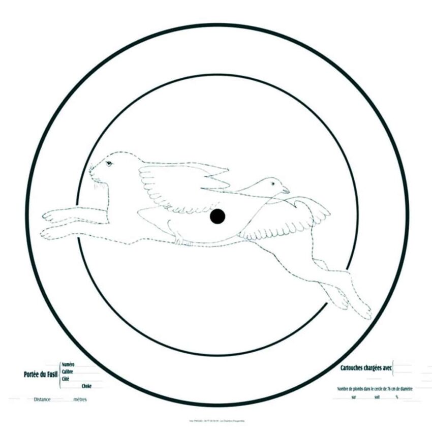 CIBLE D’ESSAI POUR FUSIL 90X90 - Vue principale