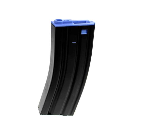 CHARGEUR AEG 300 CPS M4 METAL NOIR/BLEU