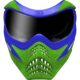 MASQUE THERMAL VFORCE GRILL COWABUNGA BLEU - Vue principale