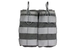 POCHE DOUBLE MOLLE 5.56 (M4) GRISE