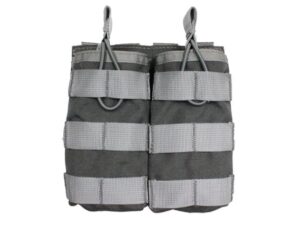 POCHE DOUBLE MOLLE 5.56 (M4) GRISE