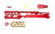 CULASSE AAP01 FUKU-2 CNC ROUGE / OR – Long Cutout version - Vue 1
