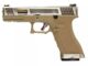 PISTOLET 6MM GAZ T4 SV SLIDE GD BARREL TAN FRAME - Vue 1