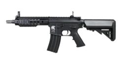 REPLIQUE LONGUE 6MM M4 URX4 KM 8'' CHALLENGER G3 AEG BK