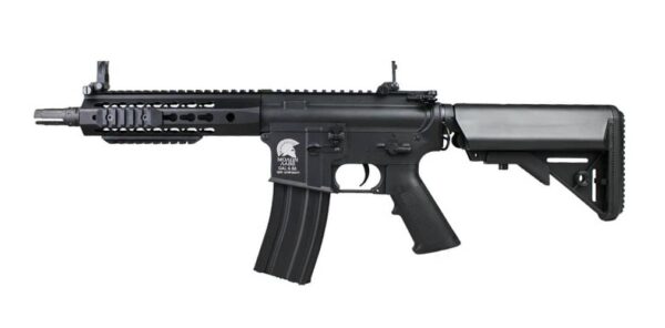 REPLIQUE LONGUE 6MM M4 URX4 KM 8'' CHALLENGER G3 AEG BK