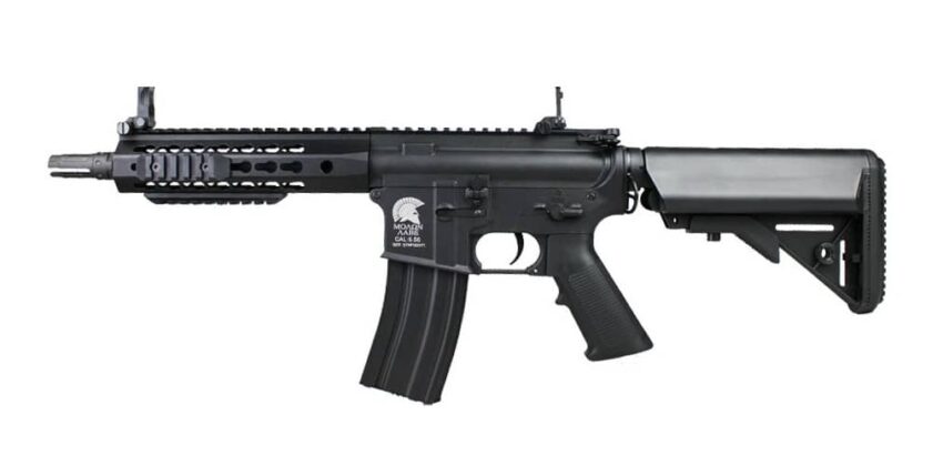 REPLIQUE LONGUE 6MM M4 URX4 KM 8 » CHALLENGER G3 AEG BK - Vue principale