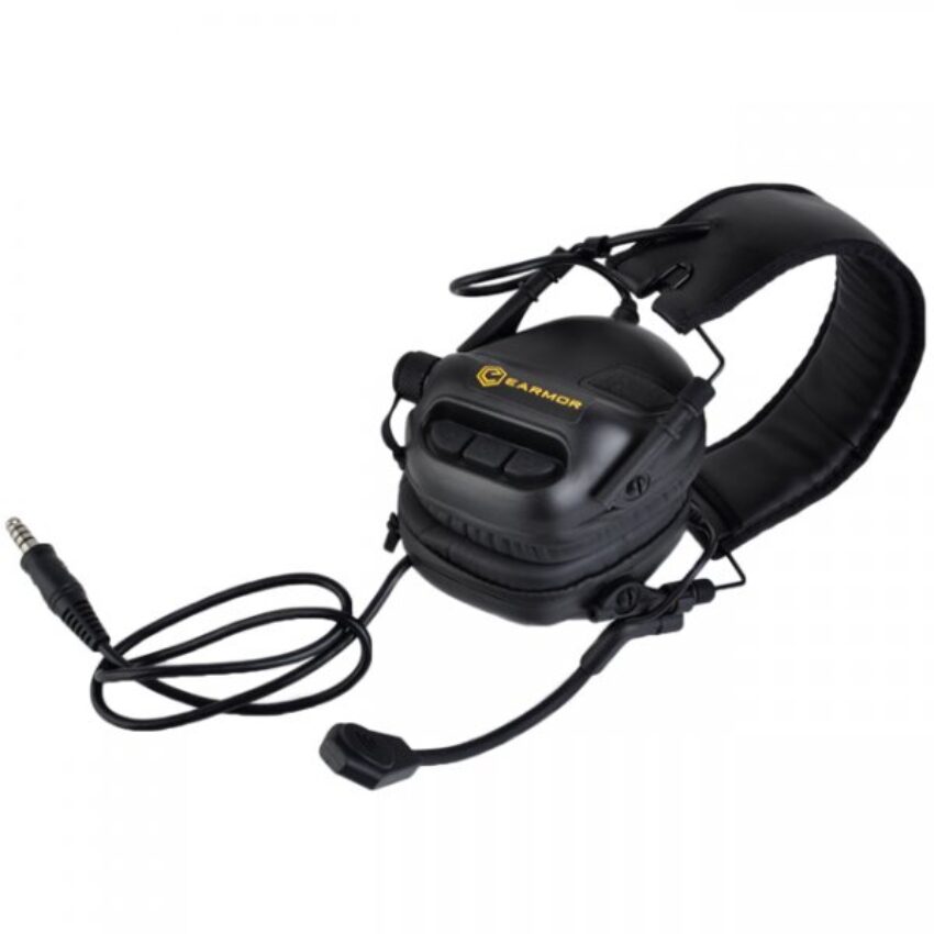 CASQUE EARMOR M32 NOIR - Vue principale