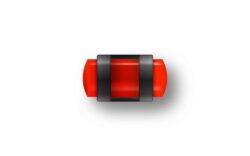 GUIDON FLUO ROUGE AJOURE M2.6 D4 L9