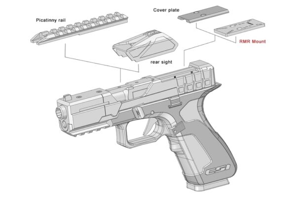 PISTOLET 6MM XG8 MG GAZ – Image 3