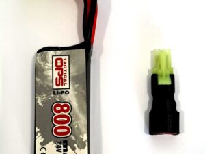 BATTERIE LI-PO 7,4V 800mAh2*602562P stick