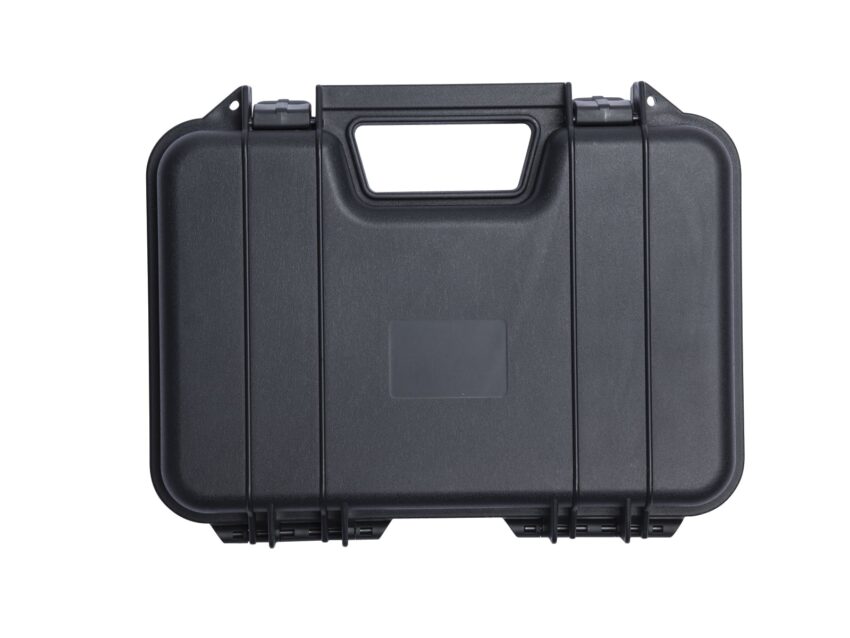 MALLETTE NOIRE PLASTIQUE 7X19X31CM - Vue principale