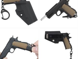 PORTE CLEF 1911 AVEC HOLSTER NOIR