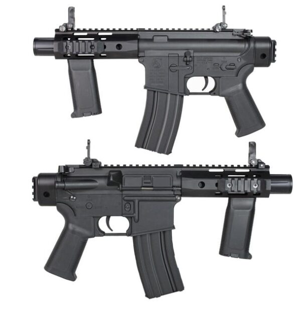 REPLIQUE LONGUE 6MM M4 URX4 M-LOK PISTOL CHALLENGER G3 AEG BK – Image 2