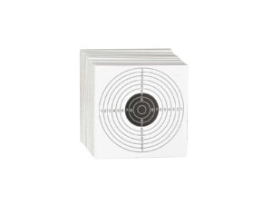 CIBLE 14X14 MARQUAGE NOIR AVEC SCORE X100