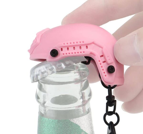 PORTE CLEF CASQUE FAST ROSE