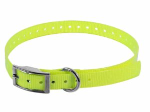 COLLIER BIOTHANE BIOGOLD 450X19X2.6 JAUNE