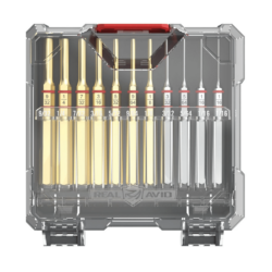 SET STANDARD CHASSE-GOUPILLE 11 PIECES LAITON & ACIER