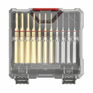 SET STANDARD CHASSE-GOUPILLE 11 PIECES LAITON & ACIER