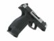 PISTOLET 6MM MKW BLOWBACK METAL NOIR ET CHROME - Vue 1