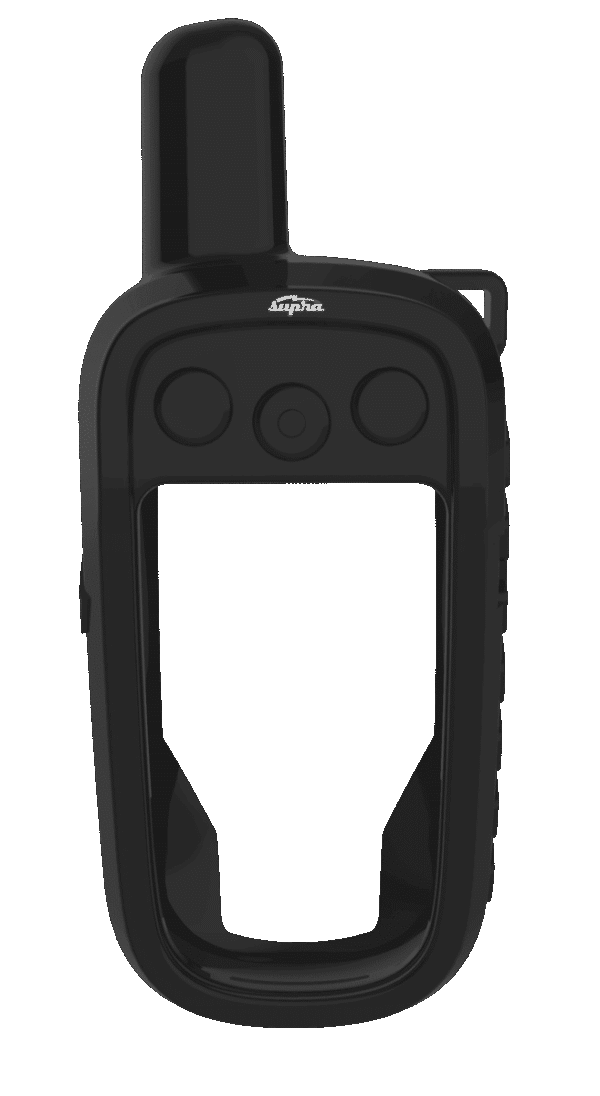 COQUE SILICONE ALPHA 100 TACTILE NOIR