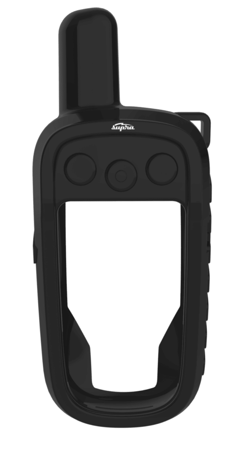 COQUE SILICONE ALPHA 100 TACTILE NOIR - Vue principale