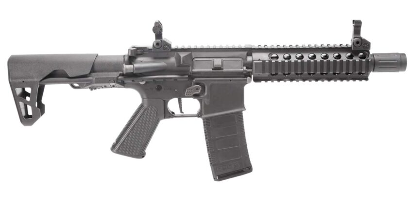 REPLIQUE LONGUE 6MM PDW 5,56 SBR L NOIR - Vue principale