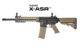 REPLIQUE LONGUE 6MM SA-F02 FLEX GATE X-ASR NOIRE ET TAN - Vue 1