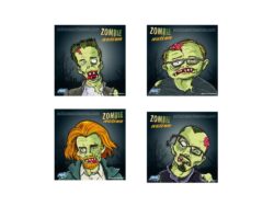 CIBLE 14X14 ZOMBIE X100