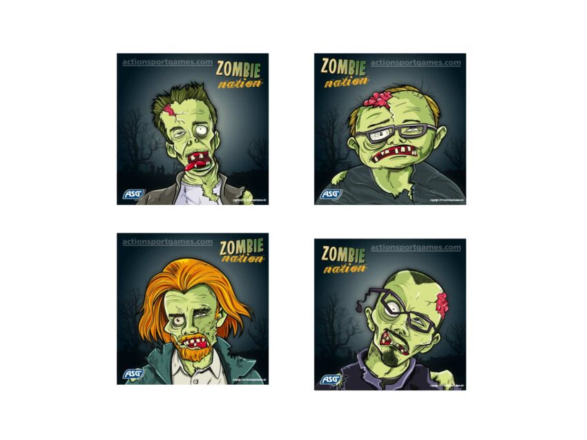 CIBLE 14X14 ZOMBIE X100 - Vue principale