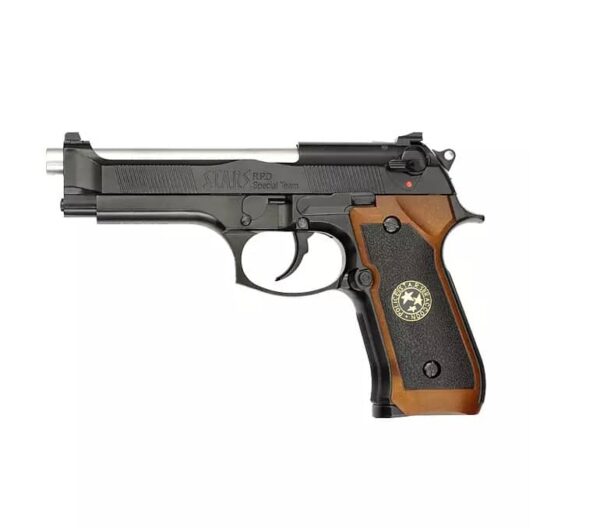 PISTOLET 6MM GAZ BIOHAZARD M92 SEMI NOIR – Image 2