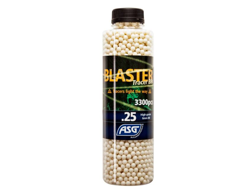 BILLES 0.25G BLASTER TRACANTES VERTES EN BOUTEILLE DE 3300 - Vue principale