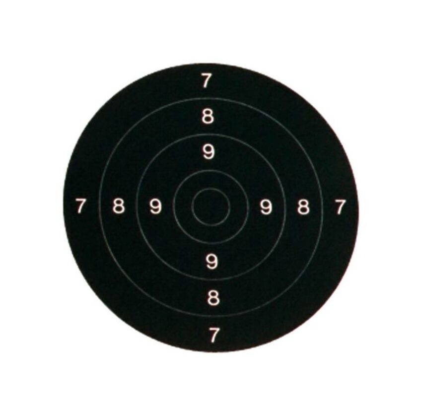 CIBLE 16X16 NOIRE X100 - Vue principale