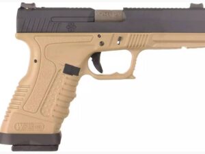 PISTOLET 6MM GAZ GP1799 T6 BK/TAN/GD