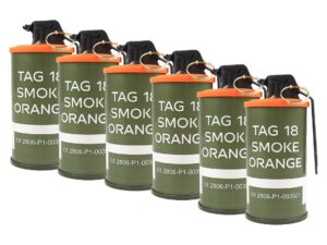 PACK 6 GRENADES TAG 18 FUMI ORANGES