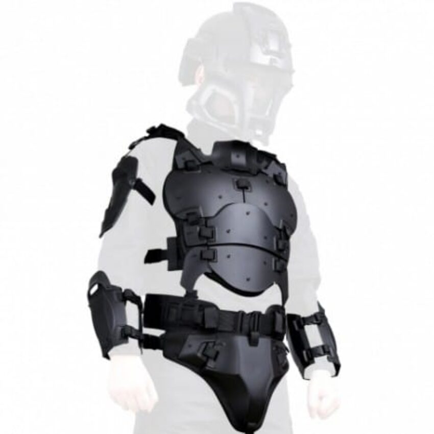 ARMURE IRON WARRIOR NOIRE - Vue principale