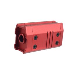 GARDE MAIN SILENCIEUX ROUGE COURT 70MM