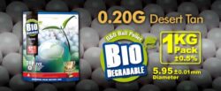 BILLES BIO 0.20G DESERT EN SACHET DE 1KG
