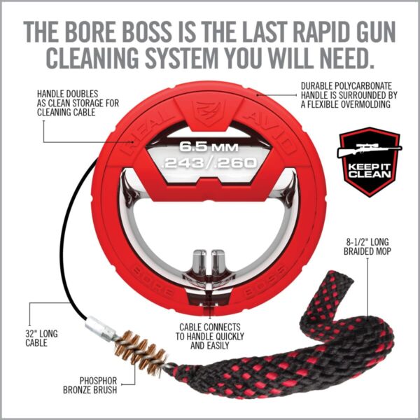 CABLE DE NETTOYAGE BORE BOSS- .243CAL/.260CAL/6.5MM – Image 4