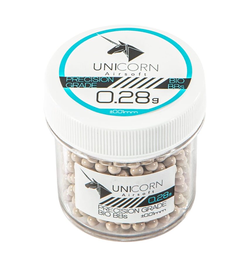 BILLES BIO 0.28G BLANCHES HAUTES PRECISION EN POT 1000PCS - Vue principale