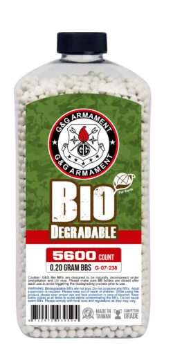 BILLES BIO 0.20G BLANCHES EN BOUTEILLE DE 5600