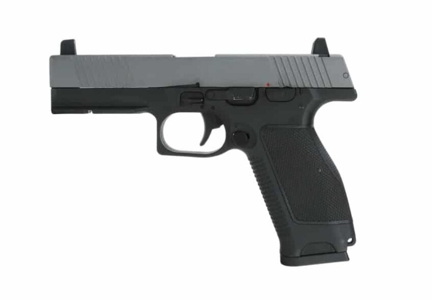 PISTOLET 6MM MKW BLOWBACK CERAKOTE GRIS - Vue principale
