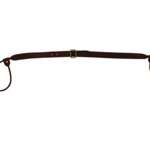 BRETELLE LASSO CUIR FLEUR VACHETTE REGLABLE